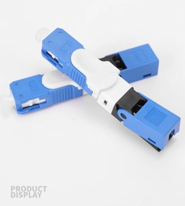 หัวต่อไฟเบอร์แบบฝังเร็ว ESC250D ชนิด SC/UPC/APC วัสดุ PVC ความยาว 52 มม. ค่าการสูญเสียการแทรกต่ำ สำหรับสายดรอป FTTH - Product Image 4
