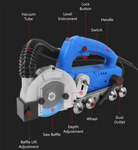 Strumenti di rimozione multifunzionali di pulizia della cucitura delle mattonelle di taglio di ceramica della macchina elettrica del pulitore di distanza delle mattonelle