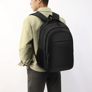 Business <b>Backpack</b> Dark Blue 15 Inches <b>Laptop</b> Bag Men's Commuter Travel <b>Backpack</b> Multifunctional Simple Design - Product Image 4