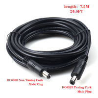 Cable de Extensión de Conector de Alimentación DC6330 Macho Normal a DC6325 Macho de Clavija de Afinación para Tira de LED