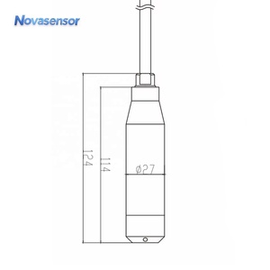 4-20mA durevole del livello del liquido del trasmettitore del livello dell'olio indicatore del livello del serbatoio sensore del livello dell'acqua - Product Image 4