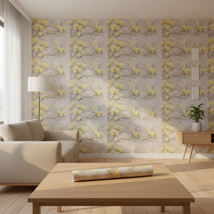 Carta da Parati Adesiva Floreale UDK 0.45*10m, Rimovibile e Impermeabile, Adesivo Murale in PVC <span class=keywords><strong>per</strong></span> Soggiorno, Camera da Letto, Decorazione Casa - Product Image 3