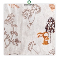 Tissu tricoté de haute qualité, mélange 70% bambou 30% coton, teint uni, personnalisable en largeur et couleur, pour langes et vêtements pour bébés
