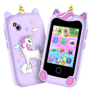 Teléfonos móviles para juegos, juguete para niños, música MP3, cámara Dual, pantalla táctil, Dial inteligente, teléfono <span class=keywords><strong>de</strong></span> aprendizaje para niños, niños y niñas - Product Image 5