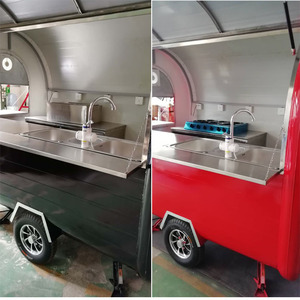 2024 HANYI Machines alimentaires de rue pour le commerce des petites entreprises camion de crème glacée Hot Dogs chariot chariot <span class=keywords><strong>à</strong></span> café barres mobiles Mini camion de nourriture - Product Image 6
