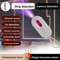 Détecteur de caméra intelligent pour hôtel, outil anti-espionnage avec détection infrarouge, UV et vibrations pour la prévention des caméras cachées