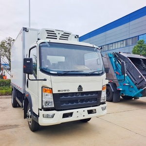 <span class=keywords><strong>Camion</strong></span> frigorifique HOWO 4,2 m à conduite à droite pour le transport de poisson, viande, crème glacée, fourgon frigorifique 5 tonnes RHD - Product Image 3