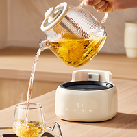 Bouilloire Électrique Entièrement Automatique Multifonctionnelle avec Contrôle de Température, en Verre Borosilicate, 1.6-2.0L, pour la Maison et l'Extérieur
