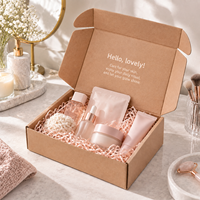 Boîte d'expédition pliante en carton ondulé avec logo personnalisé, pelliculage mat et impression, pour produits cosmétiques – Vente en gros