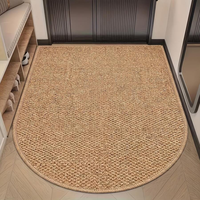 Faux Sisal Long Oval Pineapple Ring Carpet, Hallway Runner Rug, Chair Mat