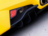 Style OEM pour Ferrari 458 Pare-chocs arrière Cadre de feu arrière Pièces automobiles Diffuseur en fibre de carbone Kit carrosserie