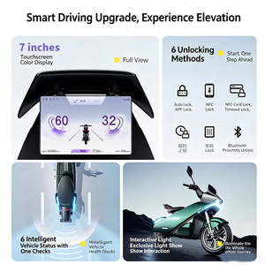 SCOOX X7 65Pro <span class=keywords><strong>Moto</strong></span> <span class=keywords><strong>électrique</strong></span> intelligente haut de gamme avec une vitesse élevée, une longue autonomie et un moteur puissant - Product Image 3