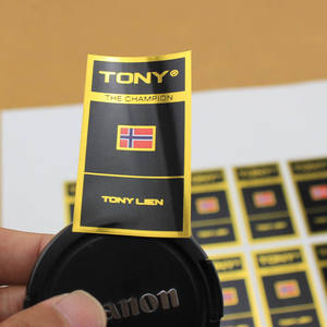 Impression d'étiquettes personnalisées pour bouteilles en verre, estampage à chaud, autocollants en papier adhésif pour les aliments, les boissons, les jus de fruits - Product Image 1