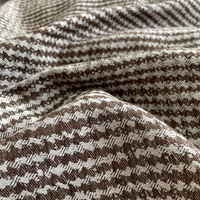 Parure de lit 4 pièces personnalisable de luxe minimaliste en tissu teint et lavé, housse de couette, drap et jupe de lit, couleur unie, 1,8 m