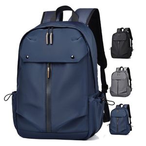 Wholesale Custom Large Capacity Nylon Student <b>Backpack</b> <b>Water</b> <b>Resistant</b> Mochilas USB Fashionable Anti-theft Zipper Travel Men's - Product Image 1