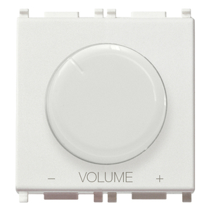 Contrôleur de volume blanc 5,4 pouces x 5,3 pouces pour systèmes audio - Product Image 1