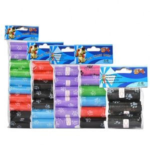 Pet Clean Product Eco Friendly Certified <b>Compostable</b> Colourful Dog Poop <b>Bags</b> - Product Image 1