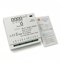Module d'interrupteur intelligent Tuya Wifi pour moteur et éclairage 5V 12V 24V 7-32V 433 SmartLife, télécommande 4 canaux, compatible Alexa Google Home