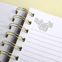 Échantillon gratuit reliure d'impression de livre personnalisé quotidien santé mentale auto-soin Journal planificateur organisateur carnet de notes à spirale pour cadeaux