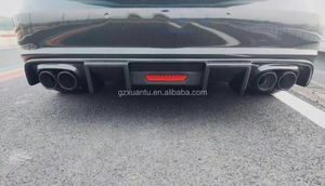 Alerón de patrón de carbono ABS de alta calidad con luz LED para <span class=keywords><strong>Audi</strong></span> <span class=keywords><strong>A3</strong></span> S3 difusor de parachoques trasero <span class=keywords><strong>Bodykit</strong></span> 14-16 - Product Image 5