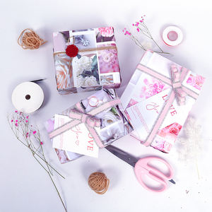 Wholesale 80g Valentine'Day Art <b>Paper</b> <b>Tissue</b> 43*300cm Gift Luxury Custom Packaging <b>Wrapping</b> <b>Paper</b> Roll - Product Image 6