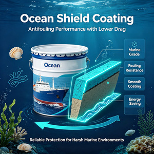 HSea Clean 365, Revestimiento Marino Antifouling con Reducción de Arrastre, Pintura Marina Anti-Biofouling para Cascos de Barcos y Embarcaciones - Product Image 1