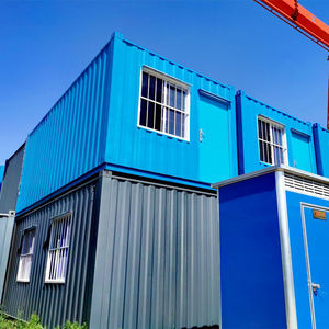 Maison conteneur en acier léger de 20 pieds à plat Maison de camping préfabriquée et détachable pour usage en appartement à bas prix - Product Image 3