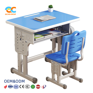 Fabricant OEM de bureaux scolaires en Chine, table et <span class=keywords><strong>chaise</strong></span> scolaires en plastique haute résistance pour l'étude, ensemble complet de chaises et de tables scolaires - Product Image 1