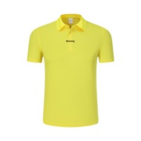 Kaos Polo Kerah Lipat Cepat Kering Big Bird's Eye Summer, Logo Kustom, Seragam Grup Budaya, Pakaian Kerja, Bordir, Sablon