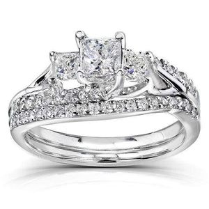 Anillo de compromiso SGARIT de 2.5 quilates con centro redondo, halo floral festoneado, tallo con pavé dividido y retorcido, en oro blanco de 14K, estilo vintage, anillo de promesa - Product Image 4