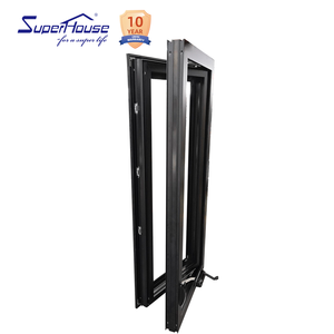 American Australia estándar Hurricane a prueba de impactos Doble vidrio templado completo <span class=keywords><strong>Cranck</strong></span> abatible/ventana francesa con aleta - Product Image 2