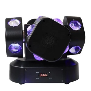 Projecteur laser <span class=keywords><strong>DJ</strong></span> <span class=keywords><strong>Starlight</strong></span> Cross-border « Four Heads Firewheel Bar », lumière rotative colorée, lumière d'ambiance pour soirée dansante - Product Image 2