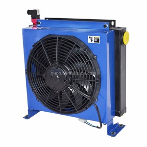 Échangeur de chaleur à radiateur avec ventilateur, refroidisseur d'huile hydraulique à plaques et ailettes en aluminium refroidi par air - Product Image 4