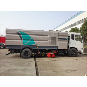 Camión barredor de calles de servicio pesado Dongfeng Tianjin, limpiador de calles multifuncional para saneamiento y lavado - Product Image 1