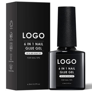 Gel UV para <span class=keywords><strong>uñas</strong></span>, Gel adhesivo transparente para <span class=keywords><strong>uñas</strong></span> con logotipo personalizado, 10ml, gran oferta - Product Image 2