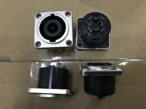 ตัวยึดแผงขั้วต่อสปีกอนโลหะสัญญาณเสียงแบบมืออาชีพหัวเสียบตัวเมียปลั๊กไฟแบบ NL8 NL4MPR NL4FC 4/8ขาแกน - Product Image 4