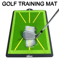 Kaiersn Mini Swing Path Mat Set New Upgraded Durable Replaceable Sequins Anti-slip Rubber Pad Golf Training Aids