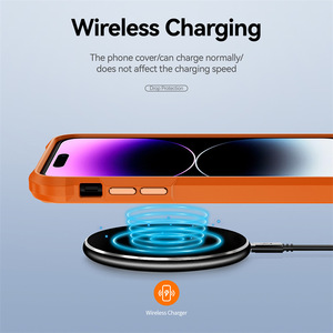 Funda Protectora Resistente a Impactos para <span class=keywords><strong>iPhone</strong></span> 17 16 15 14 13 12 11 Pro Max X XS XR 7 8 Plus, Marco Suave, Híbrida, Transparente - Product Image 3