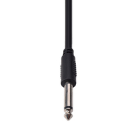 Câble jack mono 6,35 mm² 1/4" TS, câbles de raccordement pour guitare/câble d'instrument 6,35 mm² pour mixeur, amplificateur