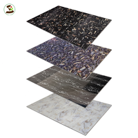 Tablero de PVC estampado en caliente impermeable ecológico, láminas de plástico UV impresas, gabinetes de pared de dormitorio de cocina, servicio de Corte incluido