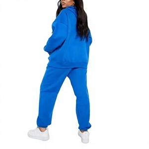 Sudadera con Capucha Oversize de Hip Hop para Mujer, con Logotipo Personalizado y Estampado de Letras, de Punto, Forro Polar, Estilo Casual Urbano - Product Image 2