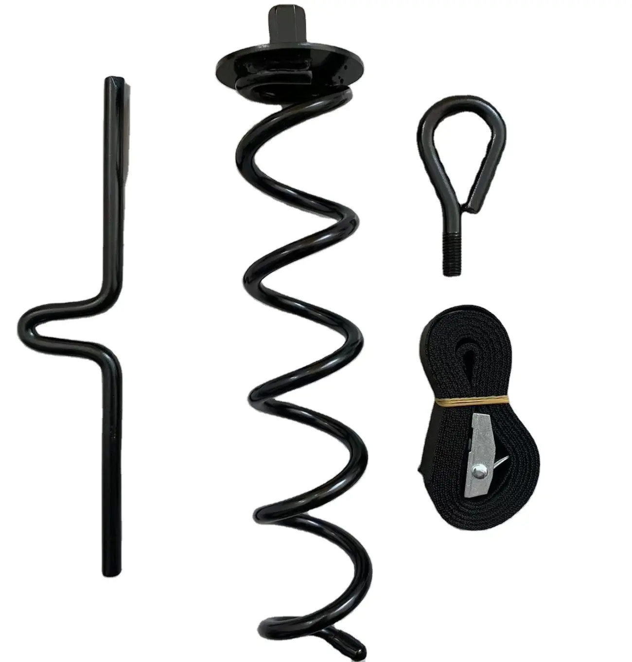 Rust Resistant Shed Anchors 16" Spiral Ground Anchor For Canopies