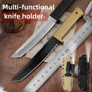 Couteau droit à lame fixe en acier inoxydable durable et portable avec manche G10, pointe de lance, pour camping en extérieur, personnalisable OEM - Product Image 3