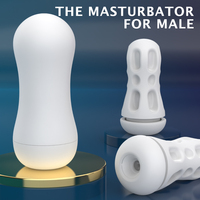 Dispositif de masturbation rotatif S-Hande en TPE, fait main, avec fonction de succion, gobelet de masturbation jetable pour hommes