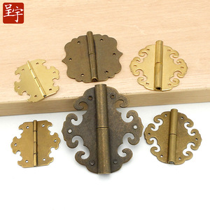 Chengyu Copper Hinges Butterfly Shape 180 Degree For Wooden Box <b>Cabinet</b> Door Surface Mount Traditional Design - Product Image 2