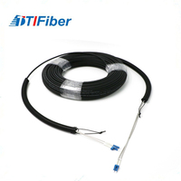 Cable de conexión de fibra óptica monomodo para Estación Base FTTA al aire libre 7,0mm 2 núcleos conjunto de Cable óptico de dos núcleos A LA GYFJH-2A1a