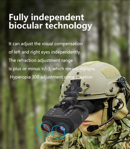 Binoculares de montaje en casco IR digital portátil Cámara de visión nocturna 3D de largo alcance con tecnología infrarroja - Product Image 6