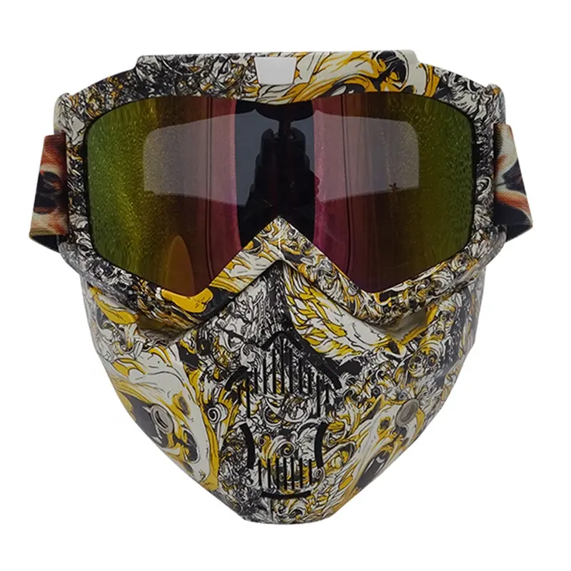 Motorbril Cross-Country Helm Masker Anti Spray Haley Tactisch Masker Outdoor Ski Rijden Bril Masker