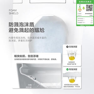 โถสุขภัณฑ์อัจฉริยะ DT618 ระบบไซฟอน 4.5 ลิตร แบบตั้งพื้น พร้อมระบบควบคุมด้วยเสียงและฝาเปิดอัตโนมัติ - Product Image 4