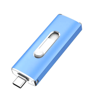 Clé USB pivotante OTG 2 en 1 8 Go 4 Go 2 Go 128 Go 64 Go 32 Go de mémoire Clé USB double Type C Clé USB 2.0